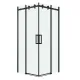 Душевой уголок Grossman Classic 300.K33.04.8080.21.00 80x80 см профиль чёрный матовый стекло прозрачное