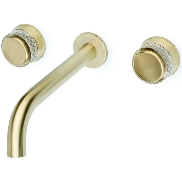 Встраиваемый смеситель для раковины Boheme Aura 152-2-MG-A золото матовое Встраиваемый смеситель для раковины Boheme Aura 152-2-MG-A золото матовое