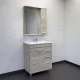 Зеркало-шкаф Comforty Марио 00-00016020 75 см дуб дымчатый