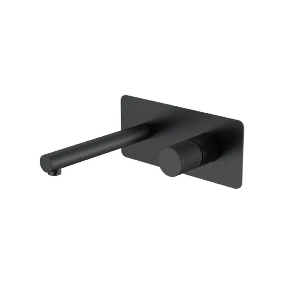 Встраиваемый смеситель для раковины Boheme Stick Spirale 125-BB.4 чёрный
