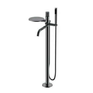 Напольный смеситель для ванны Boheme Stick Linea 129-SGM.3 оружейная сталь Напольный смеситель для ванны Boheme Stick Linea 129-SGM.3 оружейная сталь