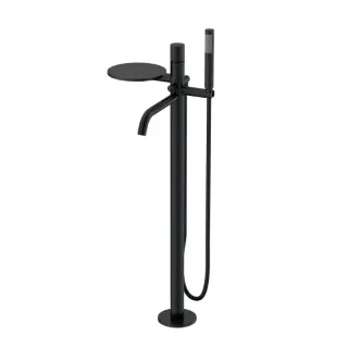 Напольный смеситель для ванны Boheme Stick Spirale 129-BB.4 чёрный Напольный смеситель для ванны Boheme Stick Spirale 129-BB.4 чёрный