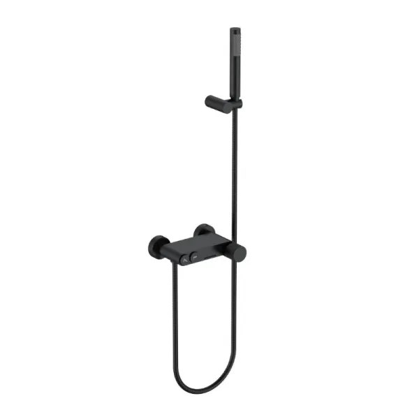 Смеситель для ванны и душа Boheme Stick Linea 123-BB.3 чёрный матовый Смеситель для ванны и душа Boheme Stick Linea 123-BB.3 чёрный матовый