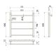 Полотенцесушитель водяной Indigo Line LLW60-50GDK3 60x50 см золото