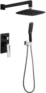 Душевой комплект Boheme Venturo чёрный/хром 374-B Душевой комплект Boheme Venturo чёрный/хром 374-B