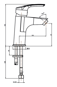 Комплект смесителей 3в1 Paini Atomix D1CRSET4 хром
