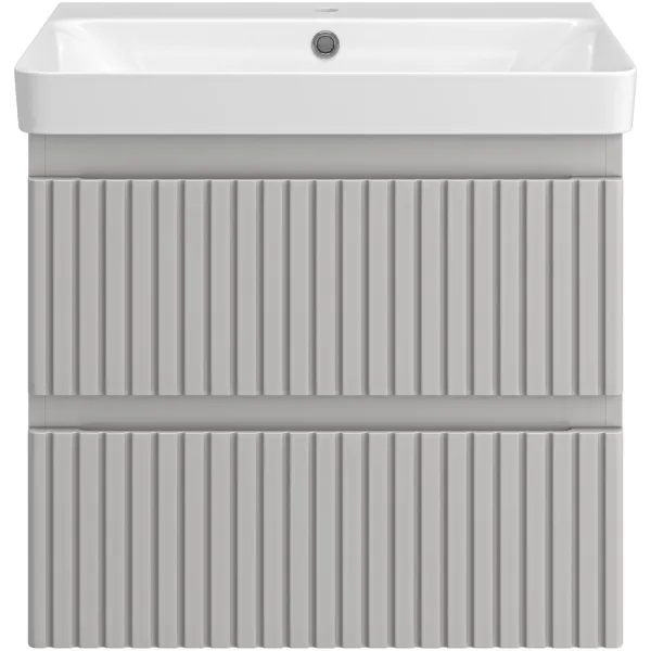 Подвесная тумба под раковину Brevita Victory 60 VIC-07060-0302Я серый