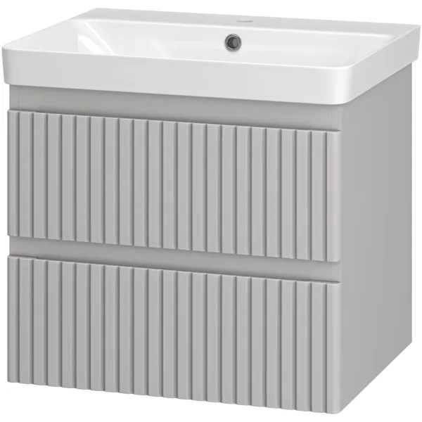 Подвесная тумба под раковину Brevita Victory 60 VIC-07060-0302Я серый