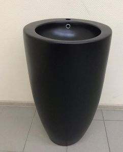 Раковина  CeramaLux В133MВ черная 50 см