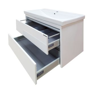 Comforty Шкаф-колонна "Монако-40" левая белый глянец Comforty Шкаф-колонна "Монако-40" левая белый глянец