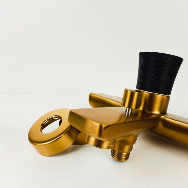 Смеситель для ванны Paini Domus 18PJ111PZ матовое золото