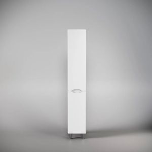 Пенал Style Line Марелла Люкс Plus L СС-00002445 30см с бельевой корзиной белый матовый