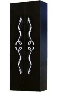 Пенал подвесной Clarberg Due Amanti DUE0505BLK 50x120см чёрный