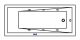 Гидромассажная ванна Whitecross Wave 0101.160080.100.SOFT.BR 160x80см Soft бронза