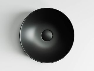 Раковина Ceramicanova Элемент (Element) CN6007 35 см чёрный матовый