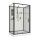Душевая кабина Niagara Standart ST100/80/15Q/BL/BK 100x80 см профиль чёрный стекло прозрачное