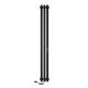 Полотенцесушитель электрический Indigo Style Pro LSPRE120-13BRRt 120x13 см чёрный муар