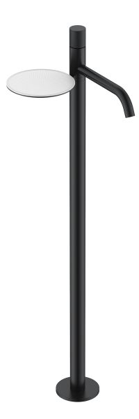 Напольный смеситель для раковины Boheme Stick Spirale 120-BB.4 чёрный