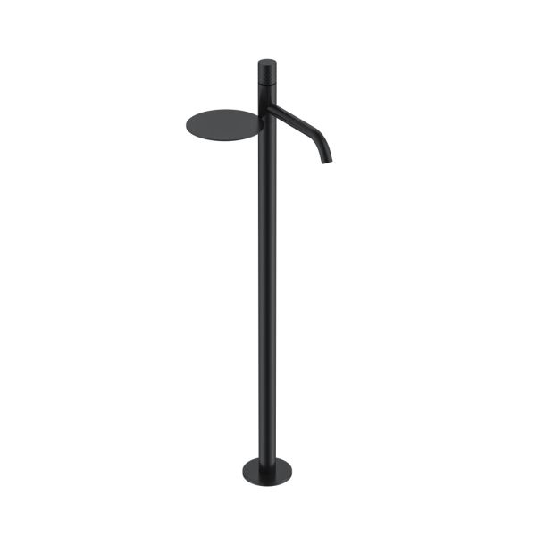 Напольный смеситель для раковины Boheme Stick Diamond 120-BB чёрный