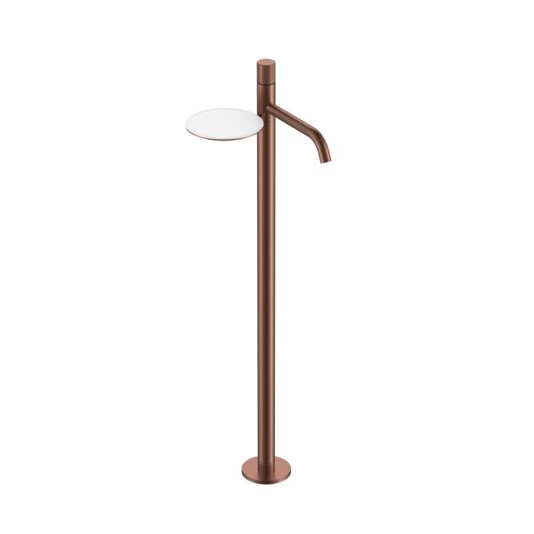 Напольный смеситель для раковины Boheme Stick Spirale 120-BRB.4 брашированная бронза