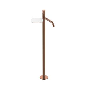 Напольный смеситель для раковины Boheme Stick Linea 120-CB.3 брашированная медь