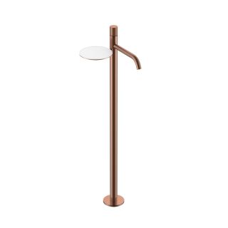 Напольный смеситель для раковины Boheme Stick Spirale 120-CB.4 брашированная медь