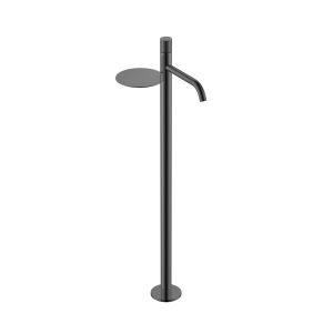 Напольный смеситель для раковины Boheme Stick Touch 120-SGM.2 оружейная сталь