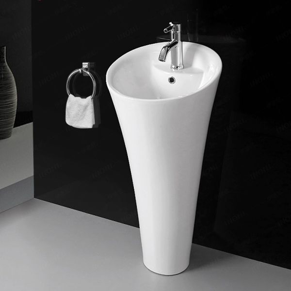 Раковина  CeramaLux WK8100-1 белая 45 см