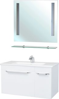 Тумба под раковину Bellezza Альдо 100см белый 00000007007 Тумба под раковину Bellezza Альдо 100см белый 00000007007