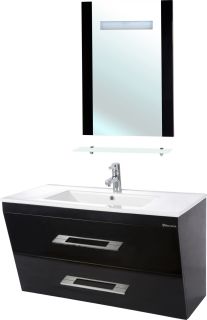 Тумба под раковину Bellezza Берта 100см чёрный 00000007114 Тумба под раковину Bellezza Берта 100см чёрный 00000007114