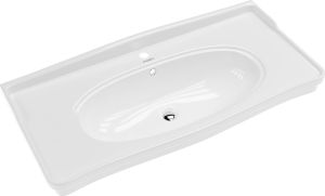 Мебельная раковина Kirovit Модерн 105 см белый