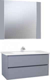 Тумба под раковину Bellezza Лоренцо 100см серебро 00000007032 Тумба под раковину Bellezza Лоренцо 100см серебро 00000007032