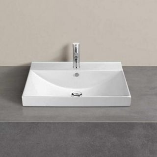 Comforty Тумба-умывальник "Дублин-75" белый глянец с раковиной Comforty 8057 Comforty Тумба-умывальник "Дублин-75" белый глянец с раковиной Comforty 8057