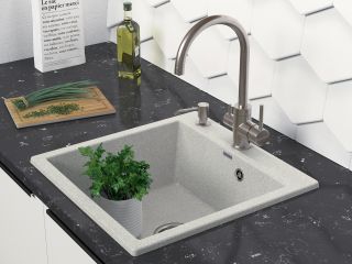 Смеситель для кухни Paulmark Essen Es213211-NI никель Смеситель для кухни Paulmark Essen Es213211-NI никель