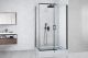 Душевой уголок Royal Bath HPV RB9140HPV-T-BL 140x90см чёрный