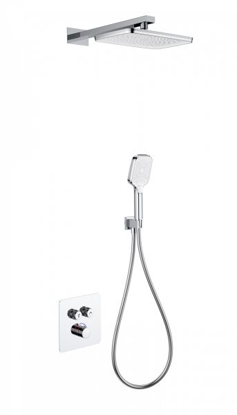 Душевой комплект Wonzon & Woghand WW-B4003-CR с термостатом хром
