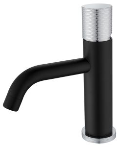 Смеситель для раковины Boheme Stick Black touch чёрный/хром 121-BCR.2
