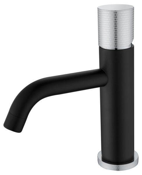 Смеситель для раковины Boheme Stick Black touch чёрный/хром 121-BCR.2