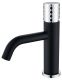 Смеситель для раковины Boheme Stick Black diamond чёрный/хром 121-BCR