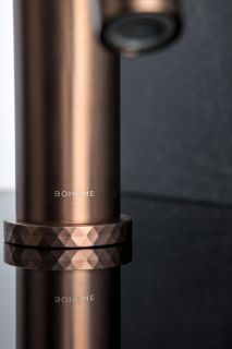 Смеситель для раковины Boheme COPPER BRUSHED DIAMOND брашированная медь