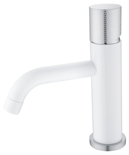 Смеситель для раковины Boheme Stick 121-WCR.2 White touch белый/хром