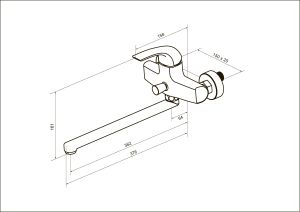 Смеситель AM.PM Sense F7590000