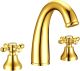 Смеситель ля раковины Boheme Tradizionale Oro золото 297