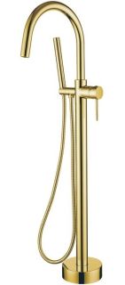 Смеситель напольный Boheme Gold для ванны золото 469-G (219) Смеситель напольный Boheme Gold для ванны золото 469-G (219)