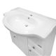 Comforty Тумба-умывальник "Тбилиси-70" белый глянец с раковиной Comforty XD-F70