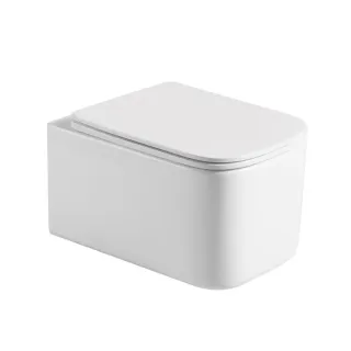 Подвесной унитаз Boheme Mane 970-SET-MW безободковый белый матовый Подвесной унитаз Boheme Mane 970-SET-MW безободковый белый матовый