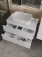 Тумба с раковиной Orange Лайн Li-100TuwMDF+B03-600W 100 см белый матовый