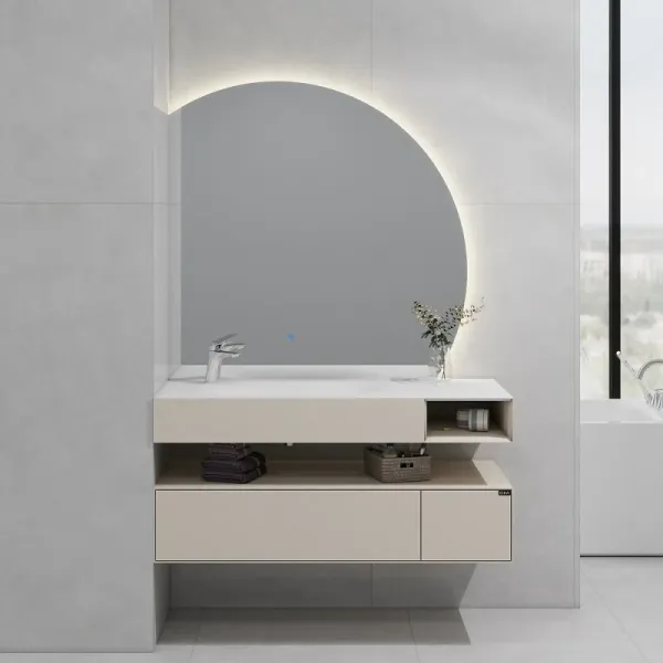 Тумба с раковиной Black&White Universe 9551200L 120 см бежевый