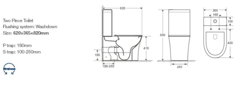 Унитаз Ceruttispa ADIGE CT7836 напольный