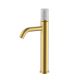 Смеситель для раковины Boheme Stick 122-MG-MR-GR золото матовое